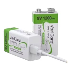 9v USB Rechargeable battery
